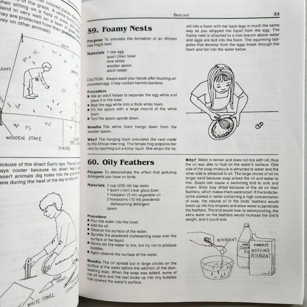 Janice VanCleave's 201 Science Experiments 9780471310112 Book Awesome, Magical,